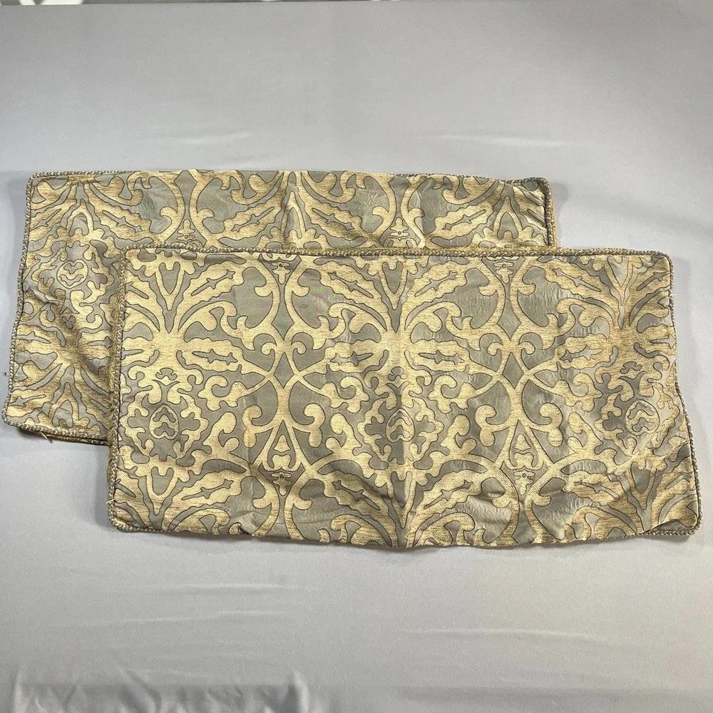 Set Of 2 Waterford Fine Linens King PillowShams 20